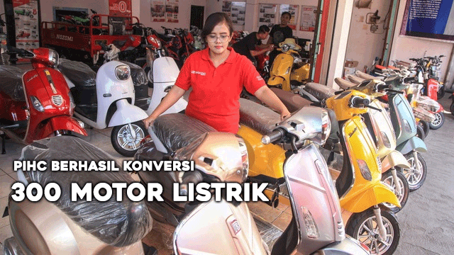 PIHC Berhasil Konversi 300 Motor Listrik